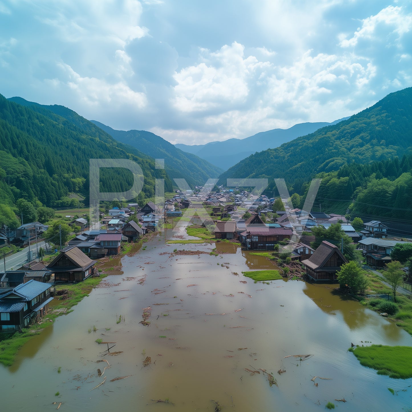 自然防災　台風　保険　洪水　浸水　田舎　 21