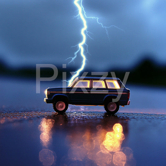 落雷　防災　事故　保険　交通安全グッツ　災害　感電　26