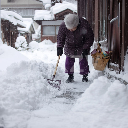 自然災害　豪雪　大雪　雪災　雪国　冬　除雪　39