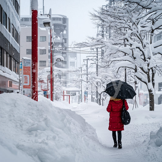 自然災害　豪雪　大雪　雪災　雪国　冬　42