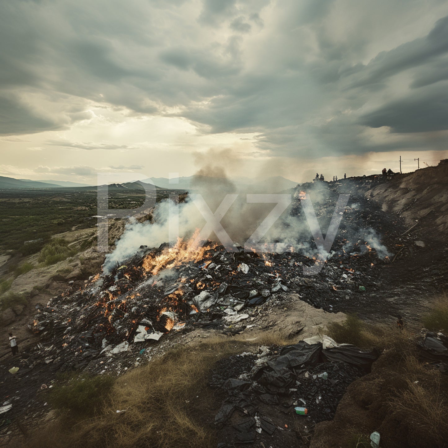 不法投棄　災害　人災　ごみ　火災　 49