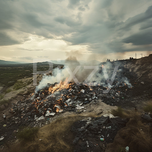 不法投棄　災害　人災　ごみ　火災　 49